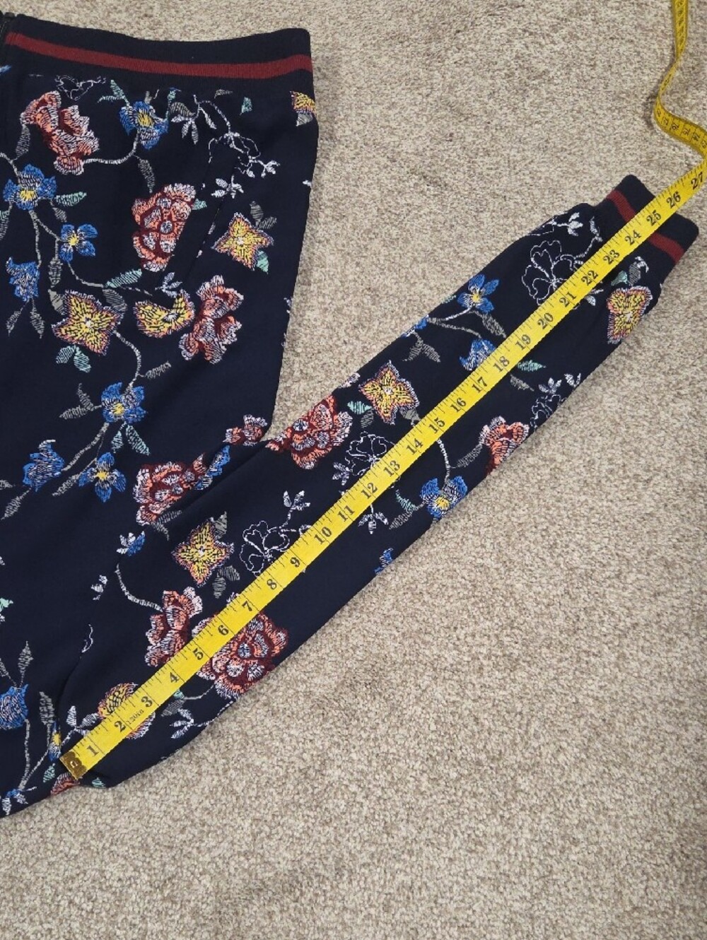 Love & Legend Navy Floral Bomber Jacket - Picture 5 of 7
